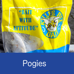 Package of pogies natural bait