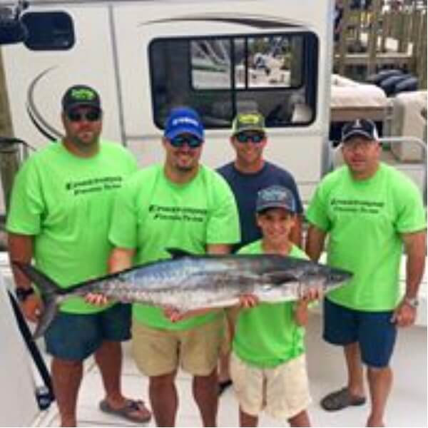 1st place King Mackerel Junior Angler.