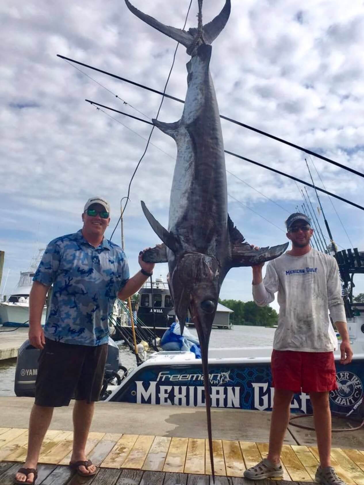 #4 state record swordfish Louisiana, Jordan Ellis, 263LBS